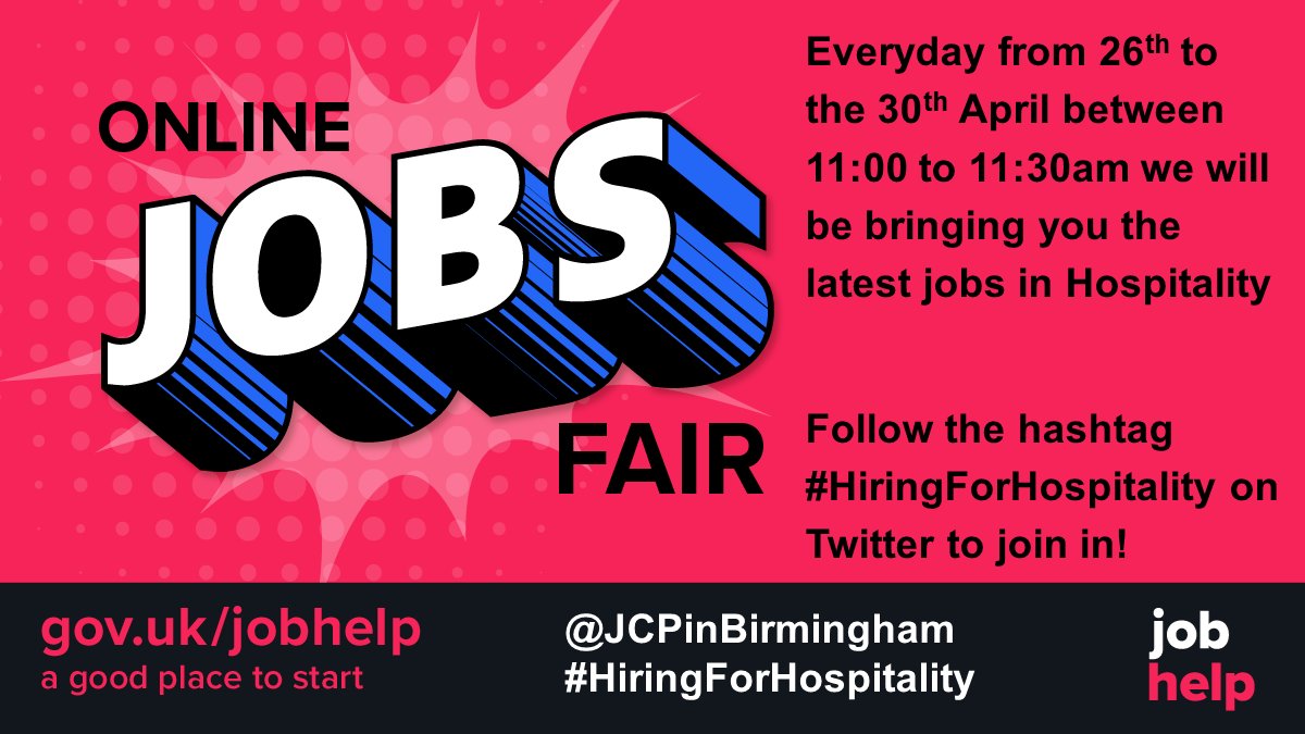 👋Good morning and welcome to the second day of  #HiringForHospitality 

Stay with us for the next half an hour to see the latest #HospitalityJobs in your travel to work area 📍

Just keep refreshing the page or click 👉 ow.ly/mD7v50Exu66 to see all the jobs tweeted so far.