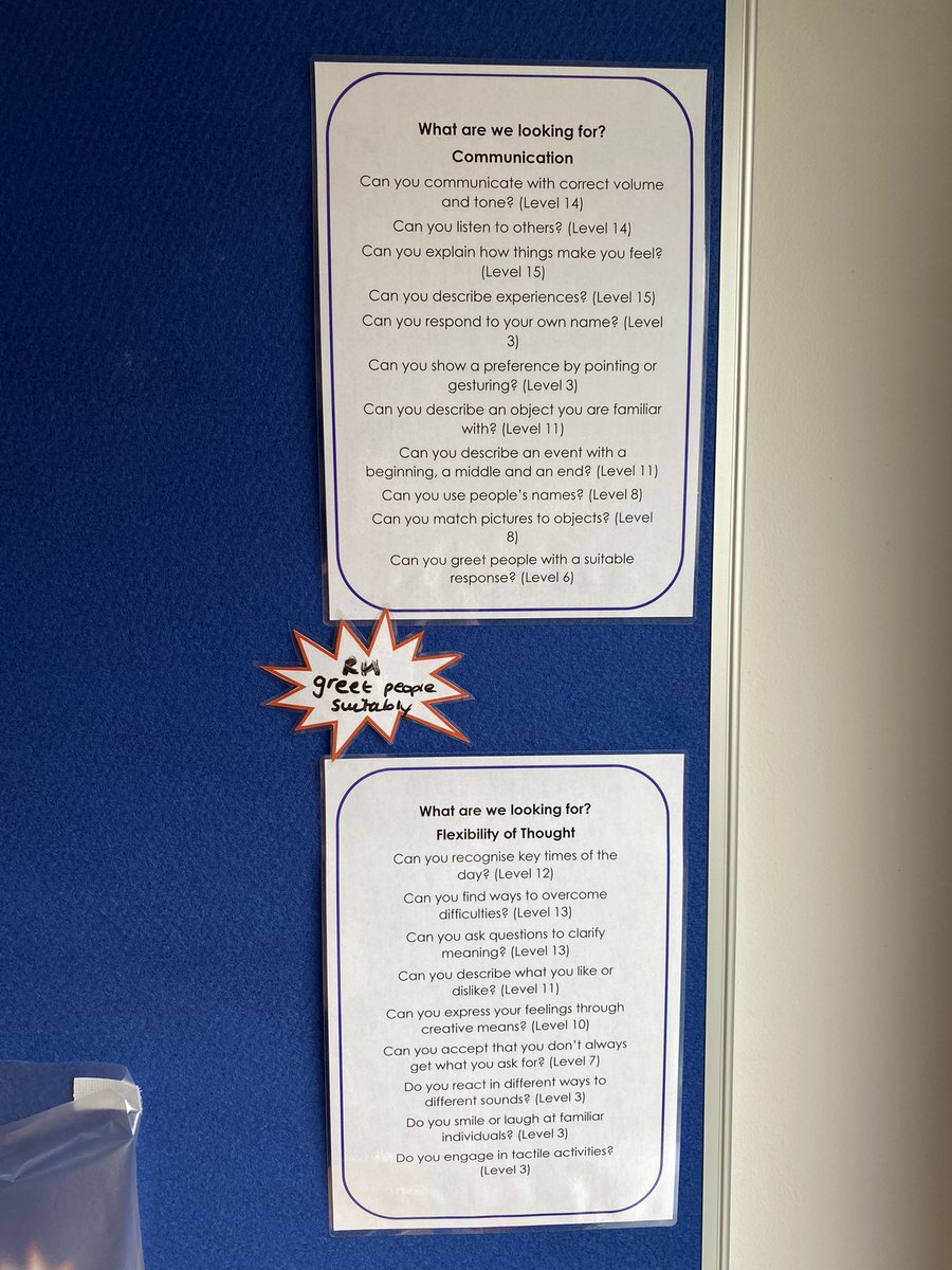 WoodleyCollege's tweet photo. Our College Autism Progress board has got off to a good start #AutismProgress #Communication #SocialInteraction #FlexibilityOfThought #EmotionalRegulation https://t.co/gTRpUkO2kY