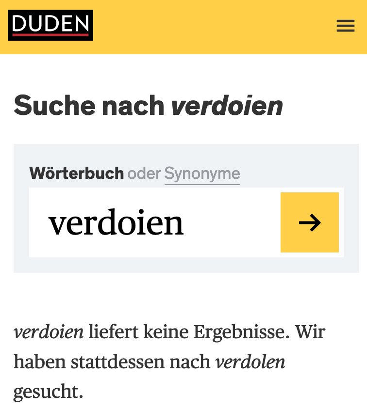 DrThomasErnst's tweet image. Wörter, die die digitale Wissenschaft benötigt:

VERDOIEN

Beispielsatz: „Das Buch ist erst veröffentlicht, wenn es auch verdoit ist.“ Oder, Archivar:innen und Bibliothekar:innen?

#DigitalObjectIdentifier #doi #Archiv #Bibliothek