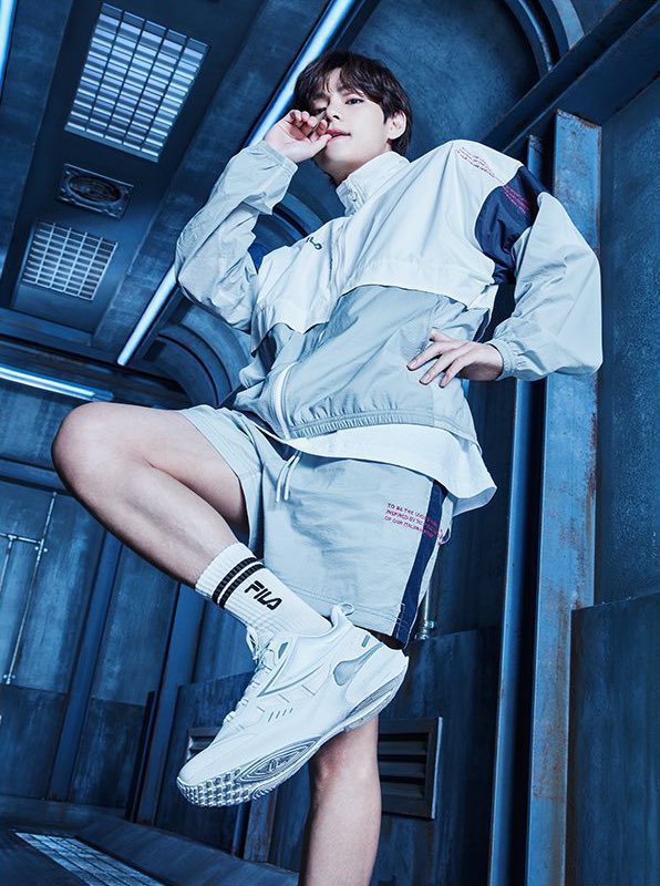 Bts Fila Sweatshirt Taehyung Fila Fila Jacket Fila Bts Poster Fila