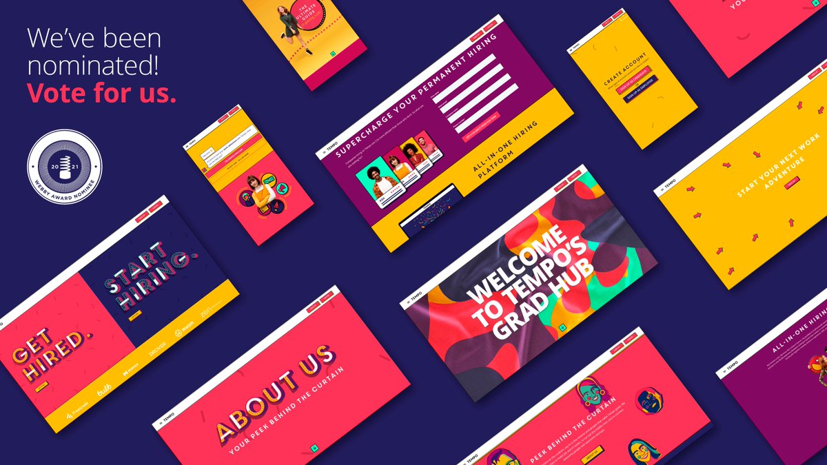 📣 Do you have a spare minute? We're super excited to be nominated at <a href="/TheWebbyAwards/">The Webby Awards</a> and we need your vote!

We're up against some pretty fierce competition but with your help, we can take this Webby home! 🏆

Vote here: bit.ly/3veHXsQ

 <a href="/plugandplayuk/">Plug & Play</a> #webdesign