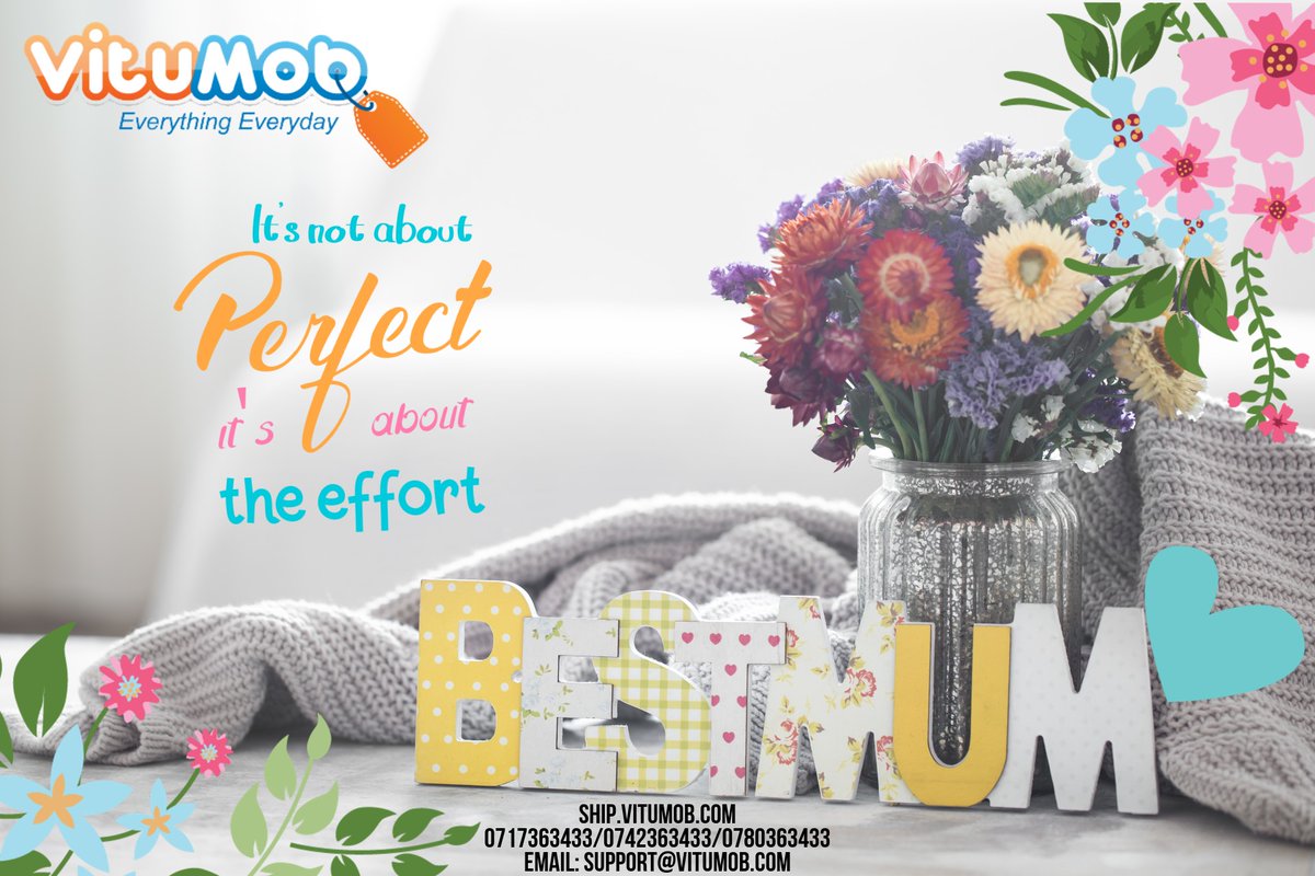 Treat ur Mom on Mother's Day. Enjoy ongoing discount sales from ur fav stores in the US or UK. Treat yourself while at it😉

Call: 0717363433/0742363433/0780363433
Email: support@vitumob.com
ship.vitumob.com

#jewelry #fashion #StaySafe #fitness