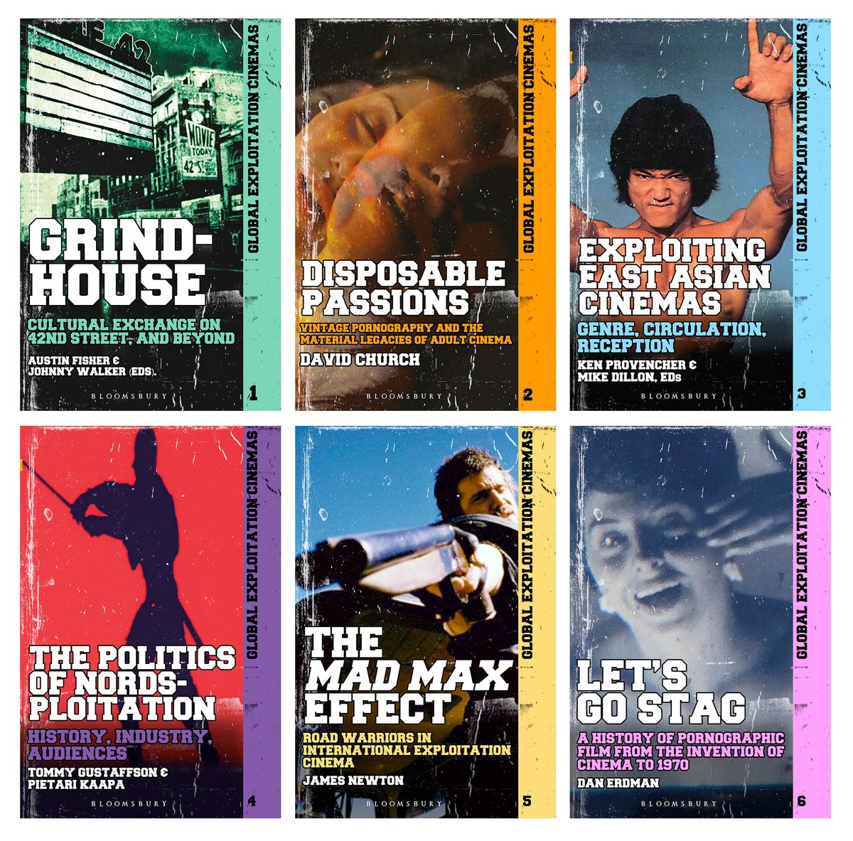 V excited to unveil the new look for our "Global Exploitation Cinemas" book series (<a href="/GECseries/">GEC</a>) with <a href="/BloomsburyMedia/">Bloomsbury Film & Media</a>. We're building a rapidly-growing collection around the histories of exploitation cinema in diverse contexts. If you have a book idea, get in touch!