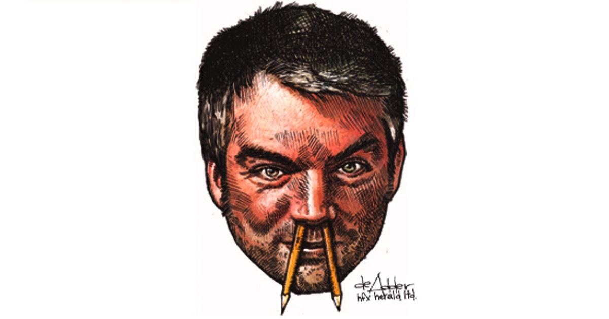 Law &amp; Order The hare and tortoise edition. Today's editorial cartoon by Michael de Adder