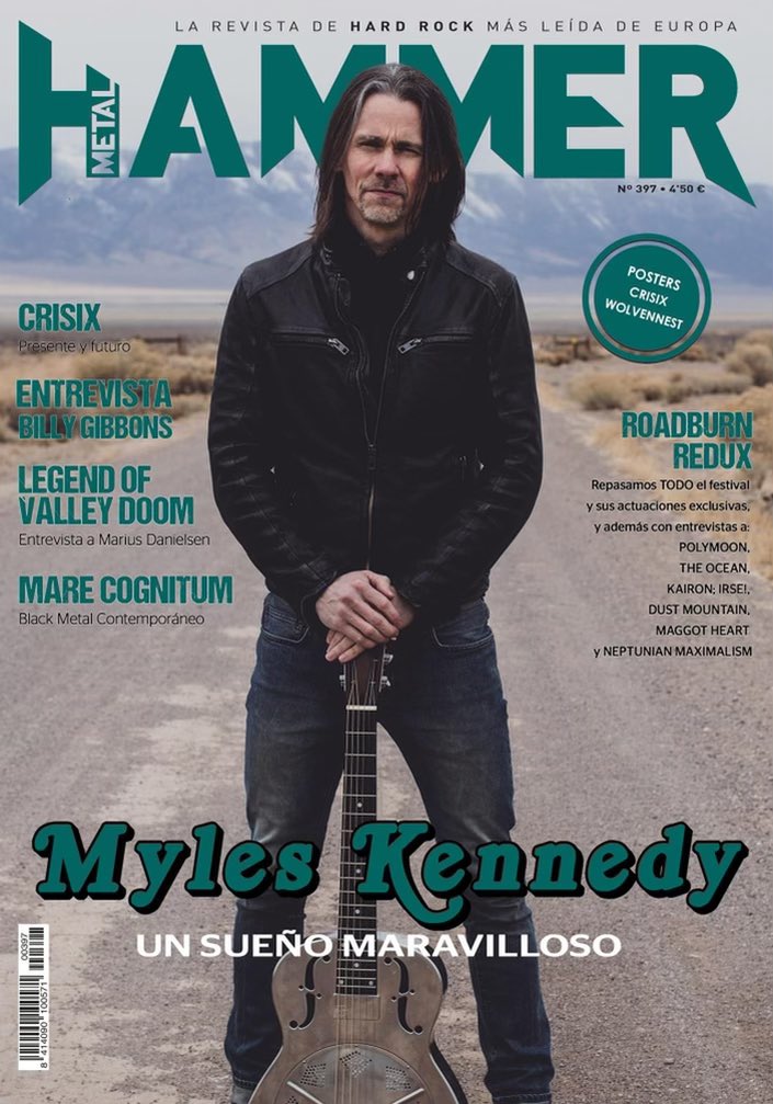 It’s always a pleasure and an adventure working with <a href="/MylesKennedy/">Myles Kennedy</a> and @janusmusicmgmt - thank you #metalhammermagazine #myleskennedy