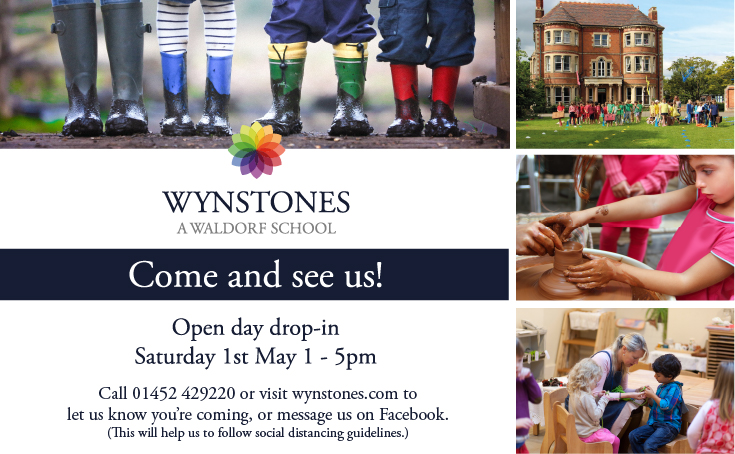<a href="/WynstonesSchool/">Wynstones School</a> is having an open day this Saturday from 1-5pm. #WaldorfEducation #AlternativeSchools #OutdoorLearning #WaldorfSchools #HandsOnLearning