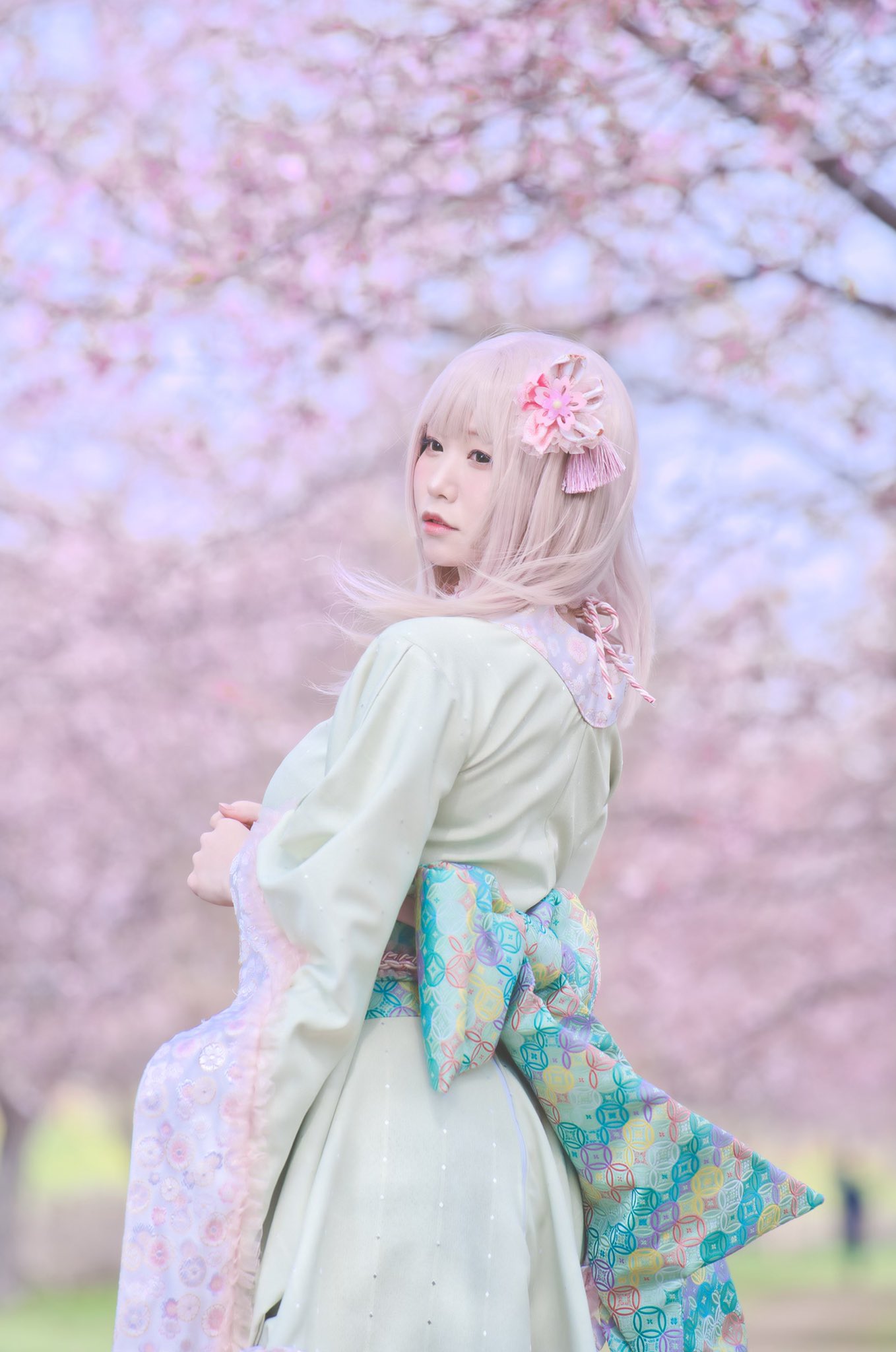 画像,🌸🌸🌸それはきっと四月に現れる桜の精。創作photo by @photo_jma https://t.co/Ki26AbFiWz…