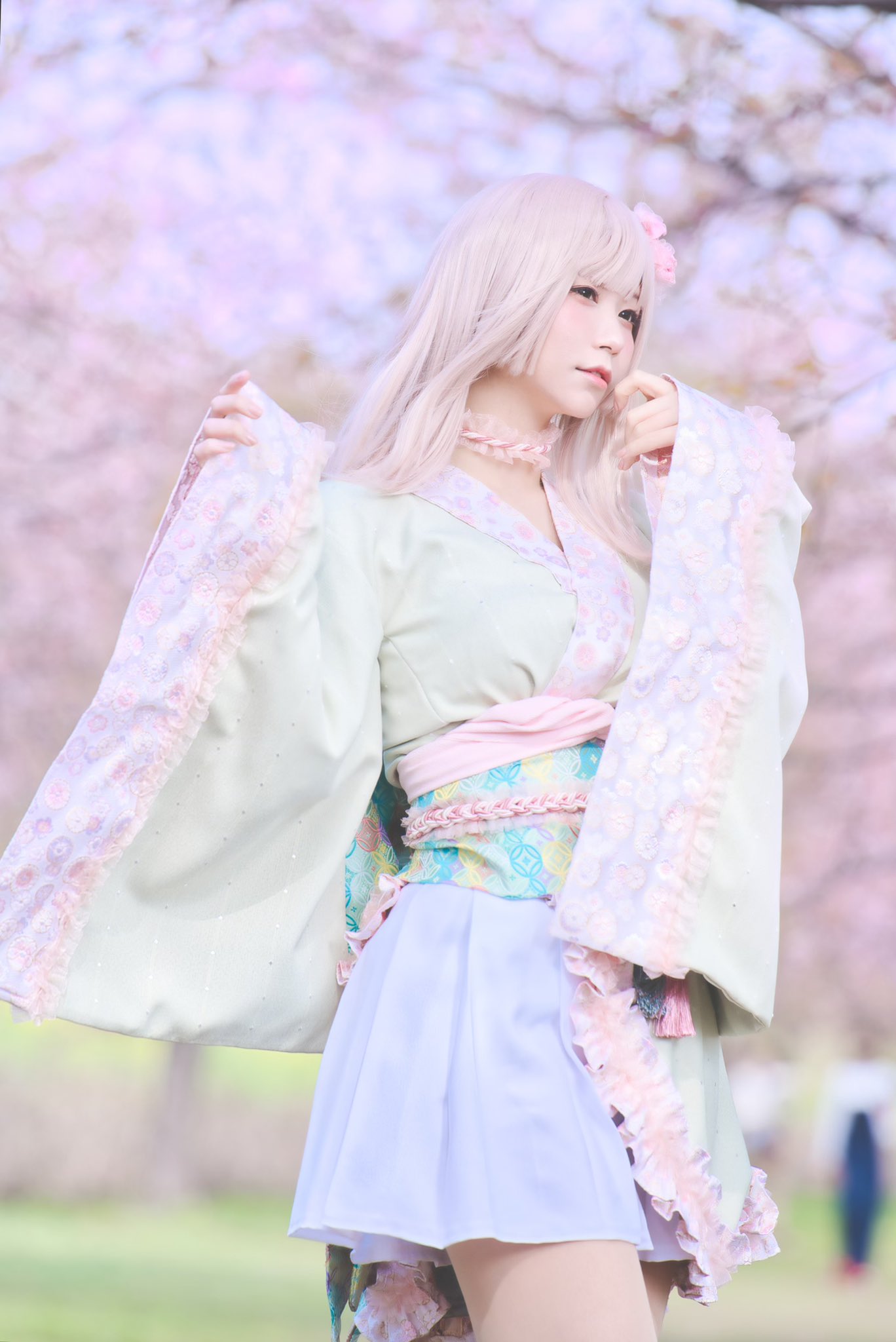 画像,🌸🌸🌸それはきっと四月に現れる桜の精。創作photo by @photo_jma https://t.co/Ki26AbFiWz…