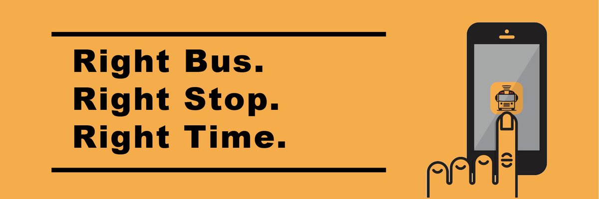 Here come the bus. Here come the bus