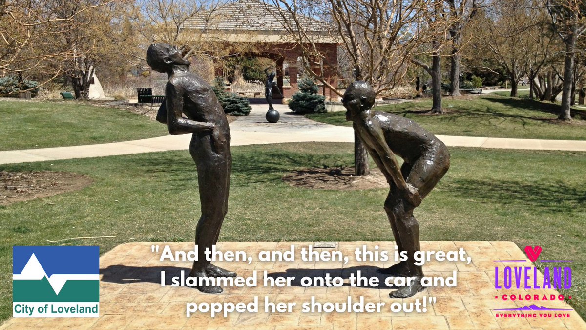 @VisitLovelandCO I LOVE sculpture, it's so open to interpretation, each viewer can take away what they see in the artwork so it means so much more. It's beautiful, right?

#SculptureSunday #LovelandColorado #LovelandPublicArt #VisitLoveland #lovelandpolice #KarenGarner @CityofLoveland @LPDtweets