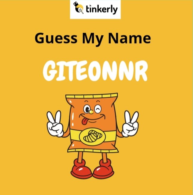 Tinkerly on Twitter: "Can you guess my name? 🧐 . I am an inert gas. I am most commonly used during the process of chips & snacks.Guess My Identity? . Do