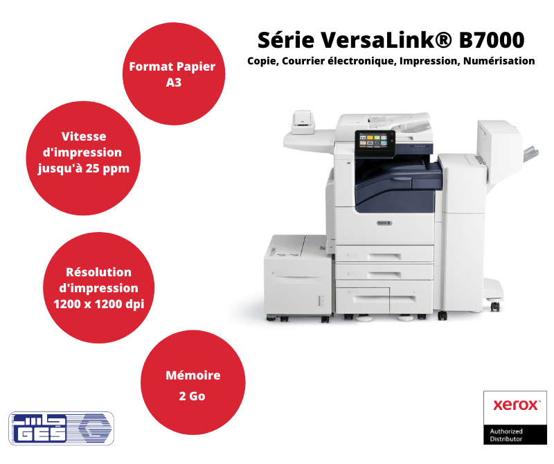 GES_Xerox's tweet photo. Série VersaLink® B7000
Assistant personnel intelligent avec technologie ConnectKey® de Xerox®

#GES #Xerox https://t.co/1MGoQuJ11a