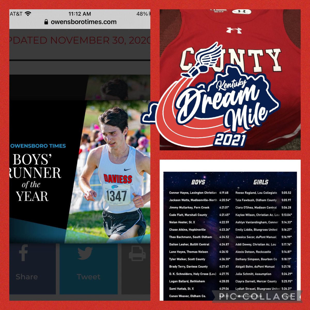 Fortdawg's tweet image. Big Congrats goes to Daviess County senior Brady Terry as he makes the Kentucky Dream mile !! Brady will be racing in Louisville on Friday April 30th. He will be competing with the 16 top milers in the state. #toughdude #fast