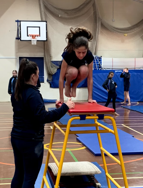 HGSport1's tweet photo. Year 7 Girls showing risk taking and resilience during there gymnastics lesson!! #Risktaking #Resilience #workhardplayfair https://t.co/aTGIloyLSQ