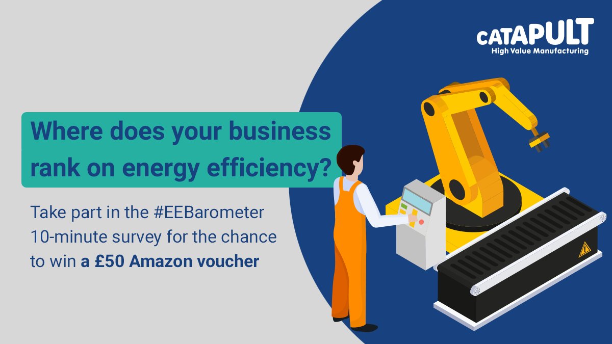 IMechE's tweet photo. Our colleagues at @HVM_Catapult are working with the @Uni_Stuttgart and the Fraunhofers in Germany to take a global survey of industrial energy efficiency. 

Get in touch for an interview and have your say: https://t.co/K7tnqG1YEN

#EEBarometer https://t.co/9I2YtfYiqJ