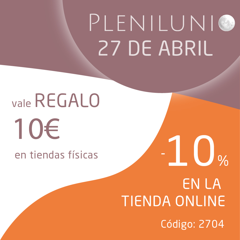 ¡Celebramos contigo la luna llena! 
🌱10% de descuento extra en la tienda online con el código: 2704
🌱Vale regalo de 10€ en tiendas físicas.
Para tus compras a partir de 50€.

Solo el martes 27 de abril.

Consulta aquí todos los detalles: ecocentro.es/te-regalamos-1…