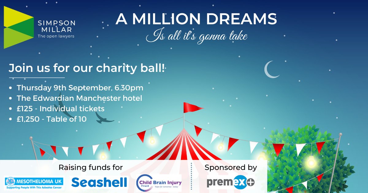 Simpson_millar's tweet photo. Join us and our main sponsor @PremexGroup for a night of auctions, raffle prizes and live music at our charity ball on 9th September and help us raise money for @cbituk, @Mesouk and @seashelltrust. Find out more: https://t.co/Dw8CmfCJJ3 https://t.co/QHvDs6hbHC
