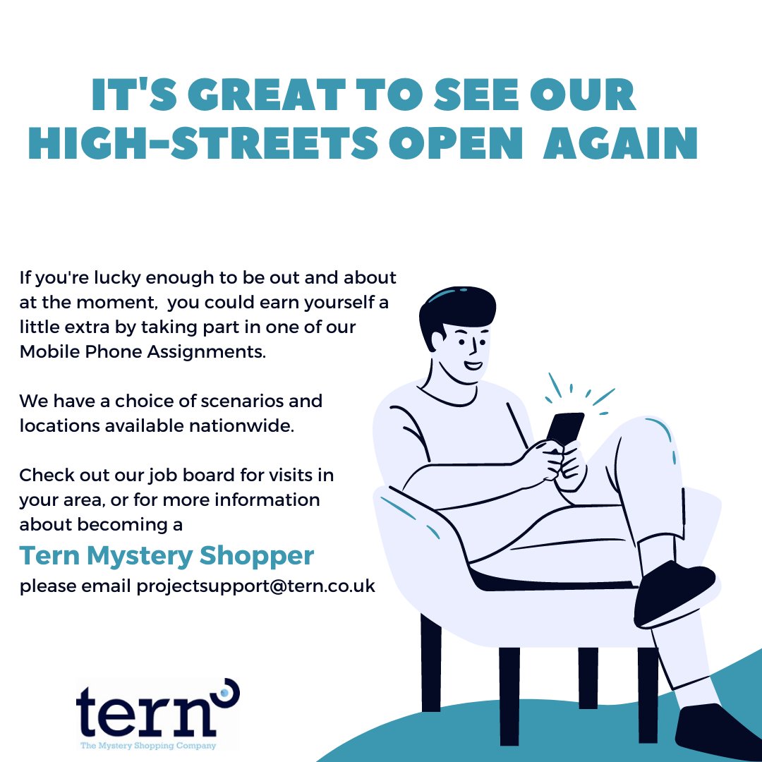 ternltd's tweet image. Assignments available nationwide
#highstreet #retail #flexibleworking #mysteryshopping #selfemployment #sidehustle #debtfreecommunity #mobilephones #parttime