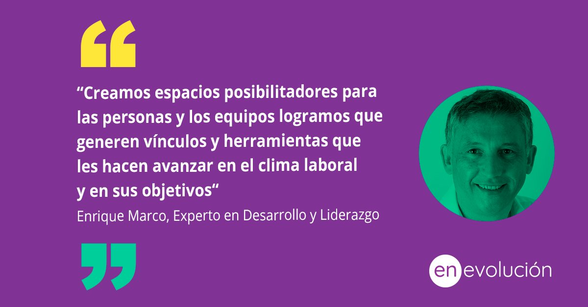 El expertise de nuestro colaborador experto en desarrollo y liderazgo <a href="/MarcoIserte/">Enrique Marco Iserte</a>  es acompañar a personas y equipos a lograr lo que anhelan a través del #coachingejecutivo de equipos y procesos formativos de liderazgo y trabajo en equipo 🚀

#MakeitHappen #EquipoenEvolución
