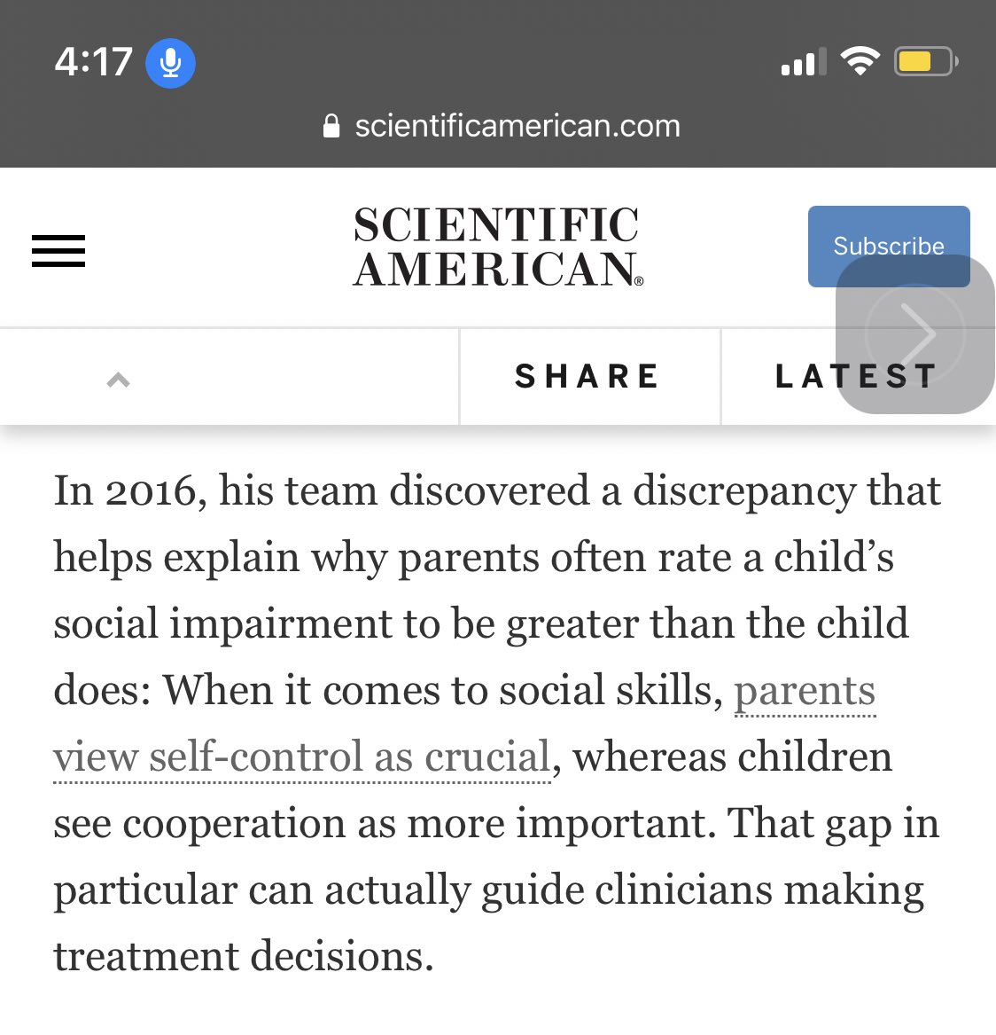 It is mind-blowing how fucking awful autism “experts” are at understanding autistic people. They get very clear data that means exactly what it is - in this case, neurotypical parents value self control and autistic people value cooperation - and ruin it with flagrant projection