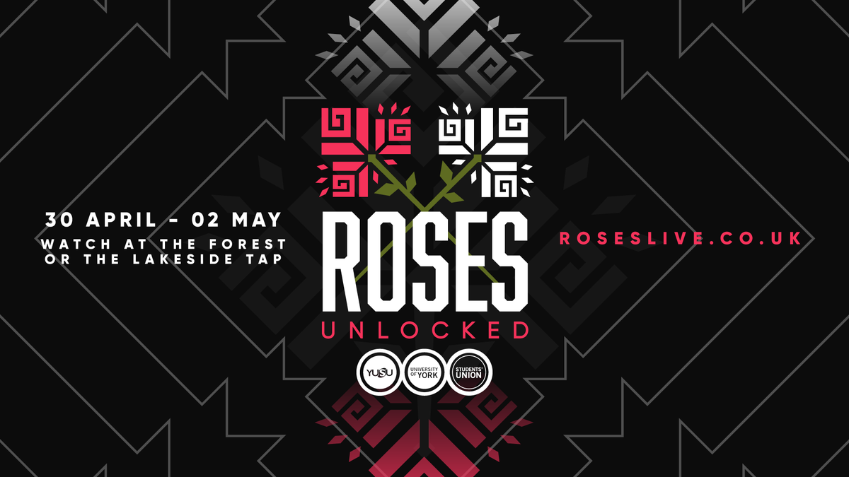 Roses Unlocked takes place this weekend! See the full list of fixtures and find out how to get involved at venues across campus at ow.ly/4f4m50EyG1Q