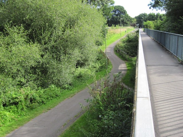 We could do so because all the traffic was directed around the estate & there was no rat run worth taking. We regularly did the 20-min walk into town through The Gillies conservation area, crossing only 2 roads! There's a lovely cycle path now too (Photo credit (Chris Wimbush)