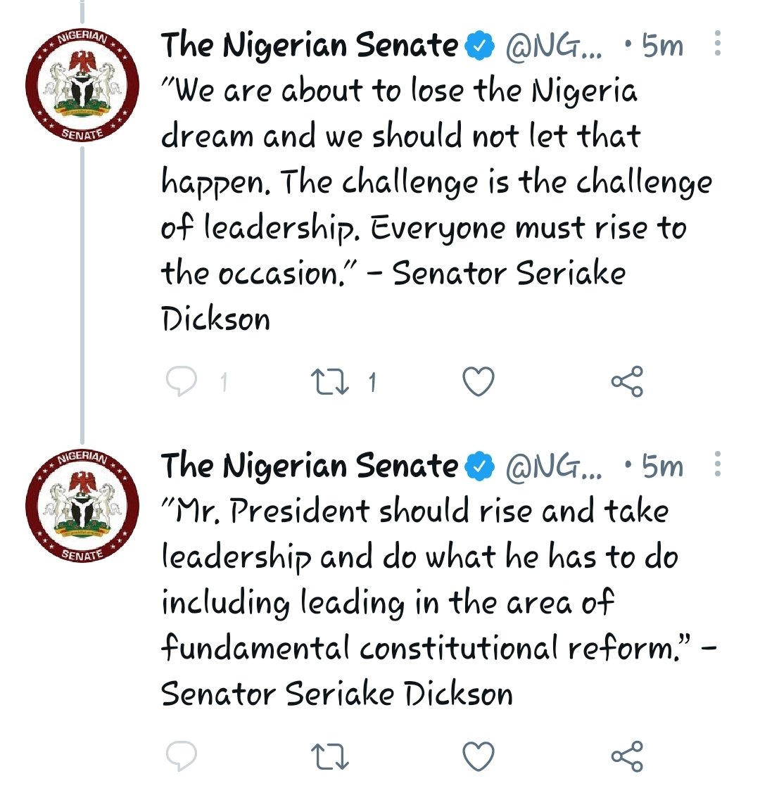 A O A S Tweet House Of Senate Too Don Dey Block Comment Section Nigerian Politicians Doesn T Rate You After All Trendsmap