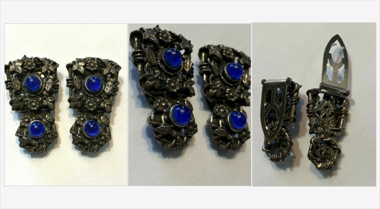 thegraydoor's tweet photo. Vintage Sapphire Blue Gripoix Glass Floral Dress Clips Royal Blue Glass Dress | eBay #glass #dressclips #gripoixglass #vintagedressclips #vintagecostumejewelry #costumejewlery #vintagejewlery
https://t.co/RDn2XV9mc5
(Tweeted via https://t.co/mAAOTDGYZx) https://t.co/wdqdHEwKTb