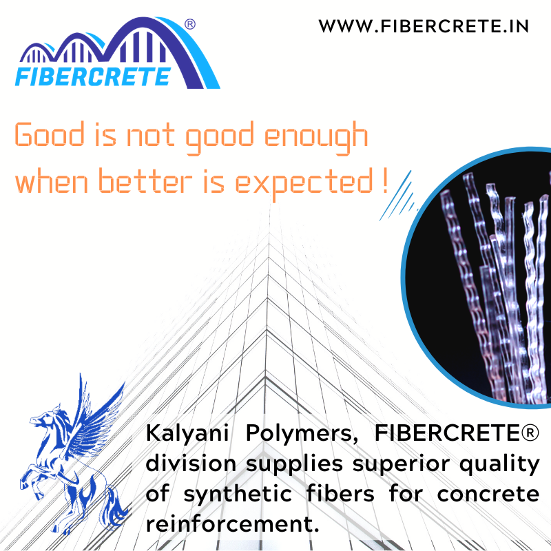 concrete_fibers's tweet image. Kalyani Polymers Pvt Ltd. offers a wide range of synthetic fibers for concrete reinforcement with economical, ecological and sustainable benefits under single platform. #sustainability  #construction  #macrofiber #microfiber #concretetechnology #fibercement #durability