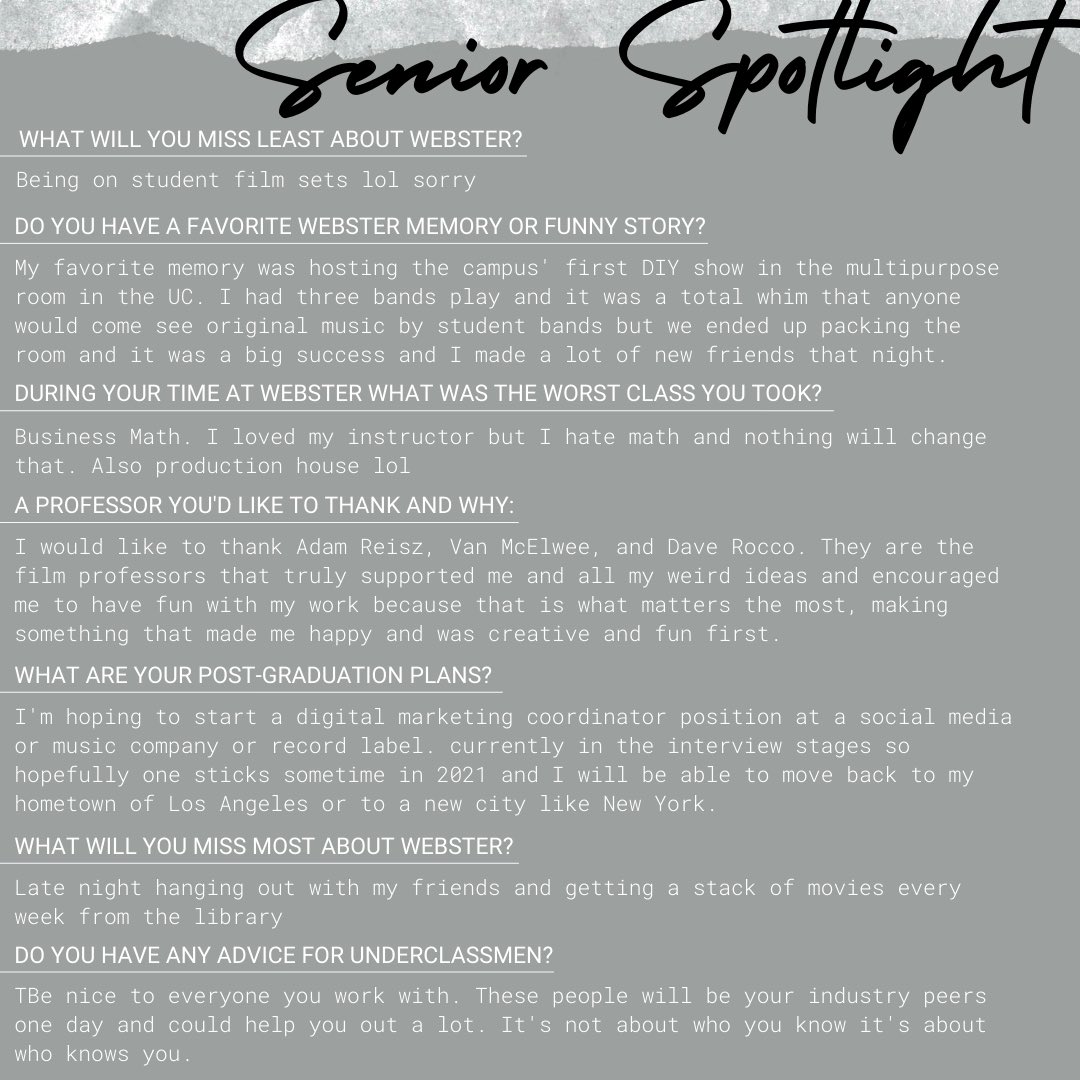 TheGalaxyRadio's tweet photo. The Senior Spotlight is shining on Adrianna Dreckmann today! 🎓🌟 #Classof2021 #seniorspotlight https://t.co/dlUpnImyku