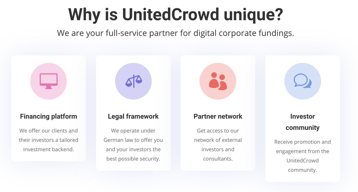  $UCT obtained their Financial Services and Investments Brokerage license at the beginning of 2021 and the main offerings of  $UCT as a full-service partner for digital corporate fundings include:- Financing platform- Legal framework- Partner network- Investor community(2/8)