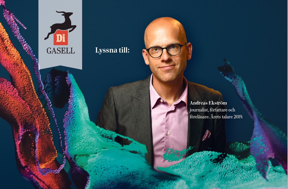Gasell Talks avsnitt 2 med Andreas Ekström, journalist, författare, föreläsare och årets talare 2019 finns nu att se på: gasell.di.se/gasell-talks/