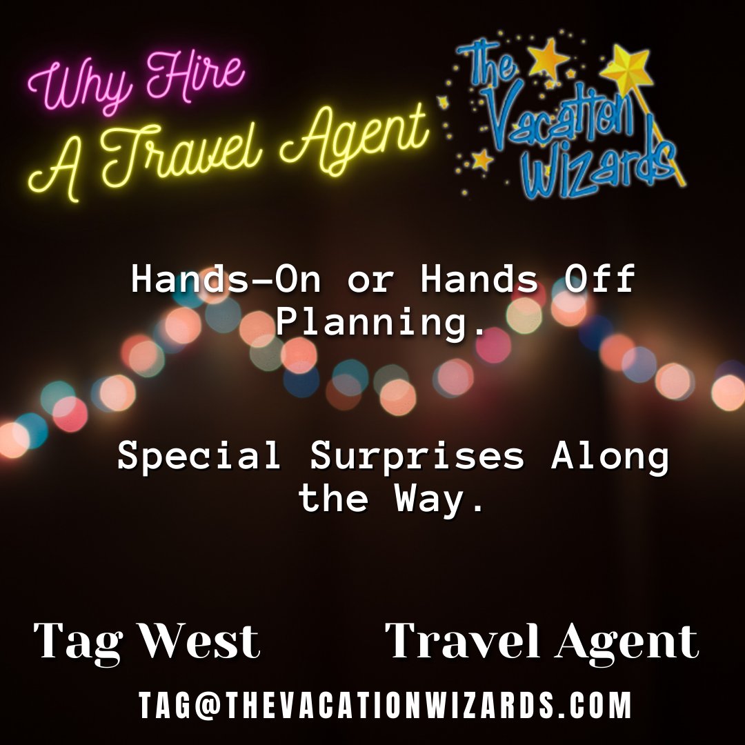 Why should YOU hire a travel agent?   #travel #travelagent #travelguide #alwaysbookwithawizard  #disneytrips #waltdisneyworld #disney #traveltheworld #travelingram #instatravel #instatraveller #vacationmood #vacationgoals #instatravelgram  #travelabout #familytrips #Family