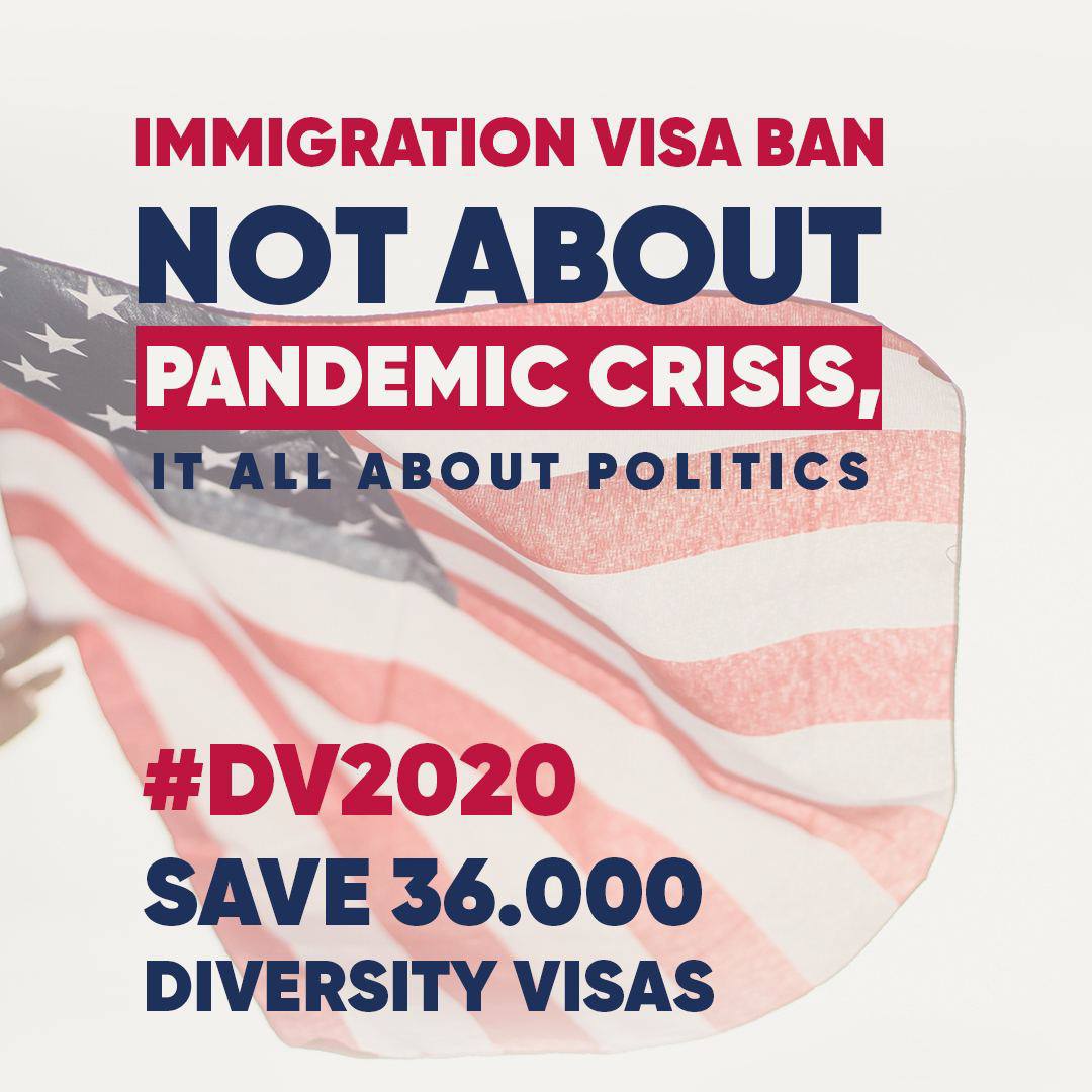sDiversityVisa's tweet photo. The dream of thousands of DIVERSITY VISA winners has been STOLEN!

📝 What remains must be preserved to restore their dream emigration.

🇺🇸 OUR DEMANDS 36,000 VISAS #DV2020 

@POTUS @VP @SecMayorkas @SecBlinken
 
#SaveDiversityVisa https://t.co/SjJdwxfNyB