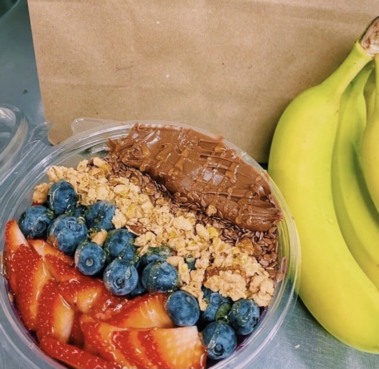 Our nutritious Açaí bowls are the perfect treat on a beautiful day like today!