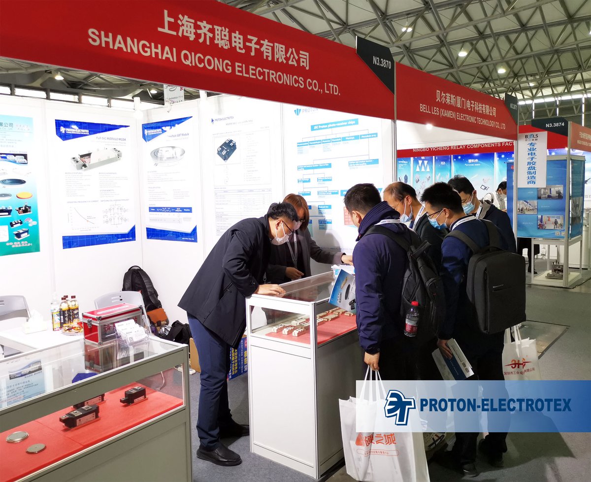 proto_electro's tweet image. Electronica China Exhibition Ends in Shanghai! 

The Electronica China exhibition was attended by the official representative of Proton-Electrotex in China, Shanghai QiCong Electronics Co., Ltd. 

Read full story: en.proton-electrotex.com/news/electroni…

#protonelectrotex #production