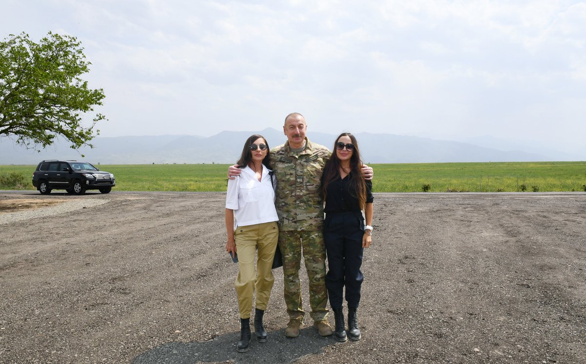 On April 26, President of the Republic of Azerbaijan Ilham Aliyev, First Lady Mehriban Aliyeva and their daughter Leyla Aliyeva visited Jabrayil and Zangilan districts.

bit.ly/3aH4s1Z

#President
#FirstvicepresidentofAzerbaijan
#IlhamAliyev
#MehribanAliyeva
#Azerbaijan