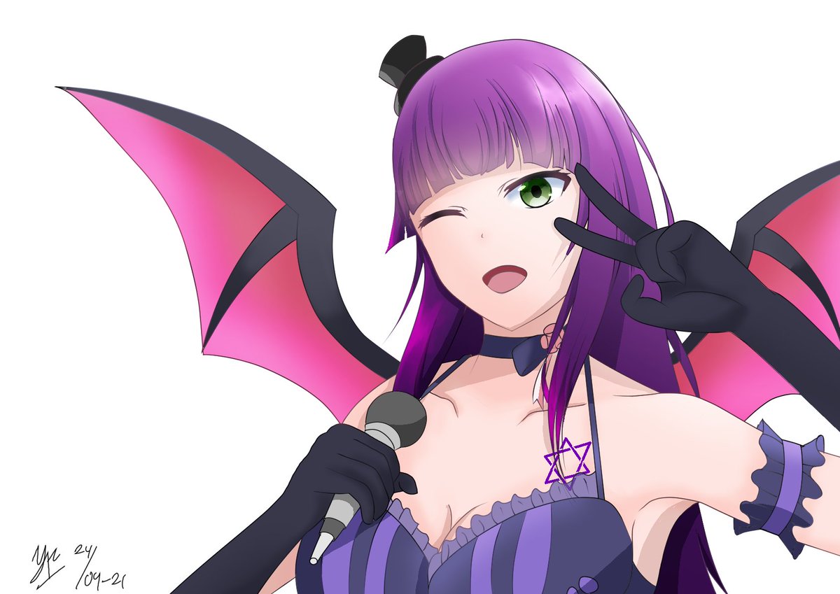 Yodha_syu's tweet photo. Congrats for your Live2D debut kureha! Gonna draw your Live2D costume next time.

#kurehart https://t.co/YORKbsg9VI