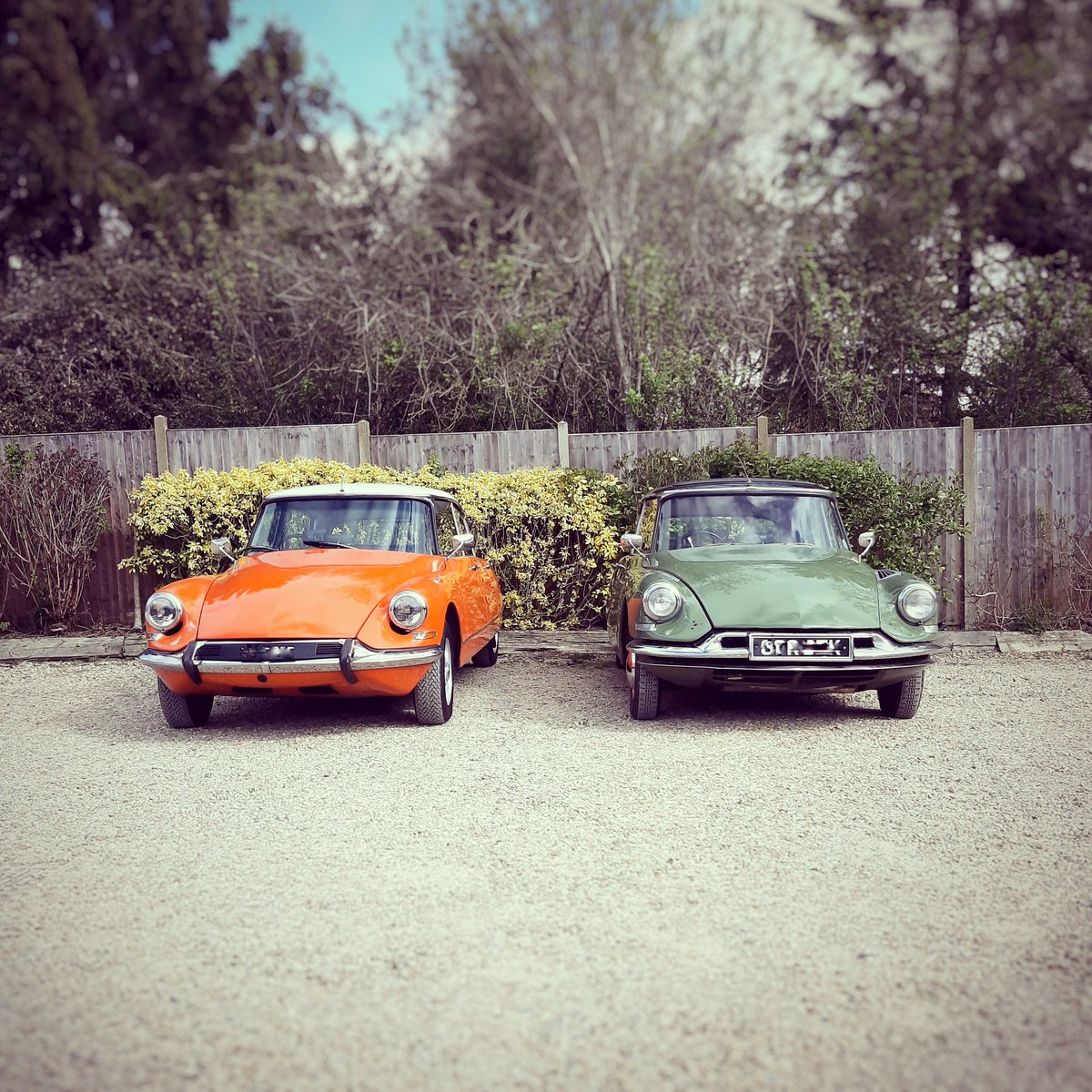 These 2 celebrated Drive It Day with a few other cars.
#DriveItDay #citroencarclub