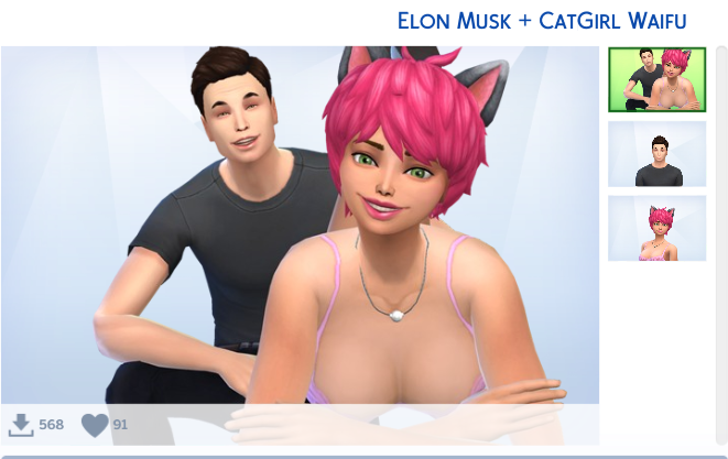 _FakeGamerGirl's tweet photo. the sims 4 gallery is a blessing 🙏 https://t.co/JeLR6FtBHD