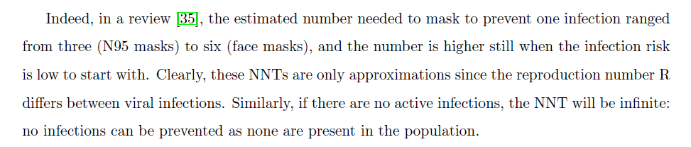 Sadly, they dodged the opportunity and make a frivolous reference to AN OUTDATED VERSION of a superior review. This was published in BMJ in 2007, whereas the  @cochranecollab version is from 2020. 30/36