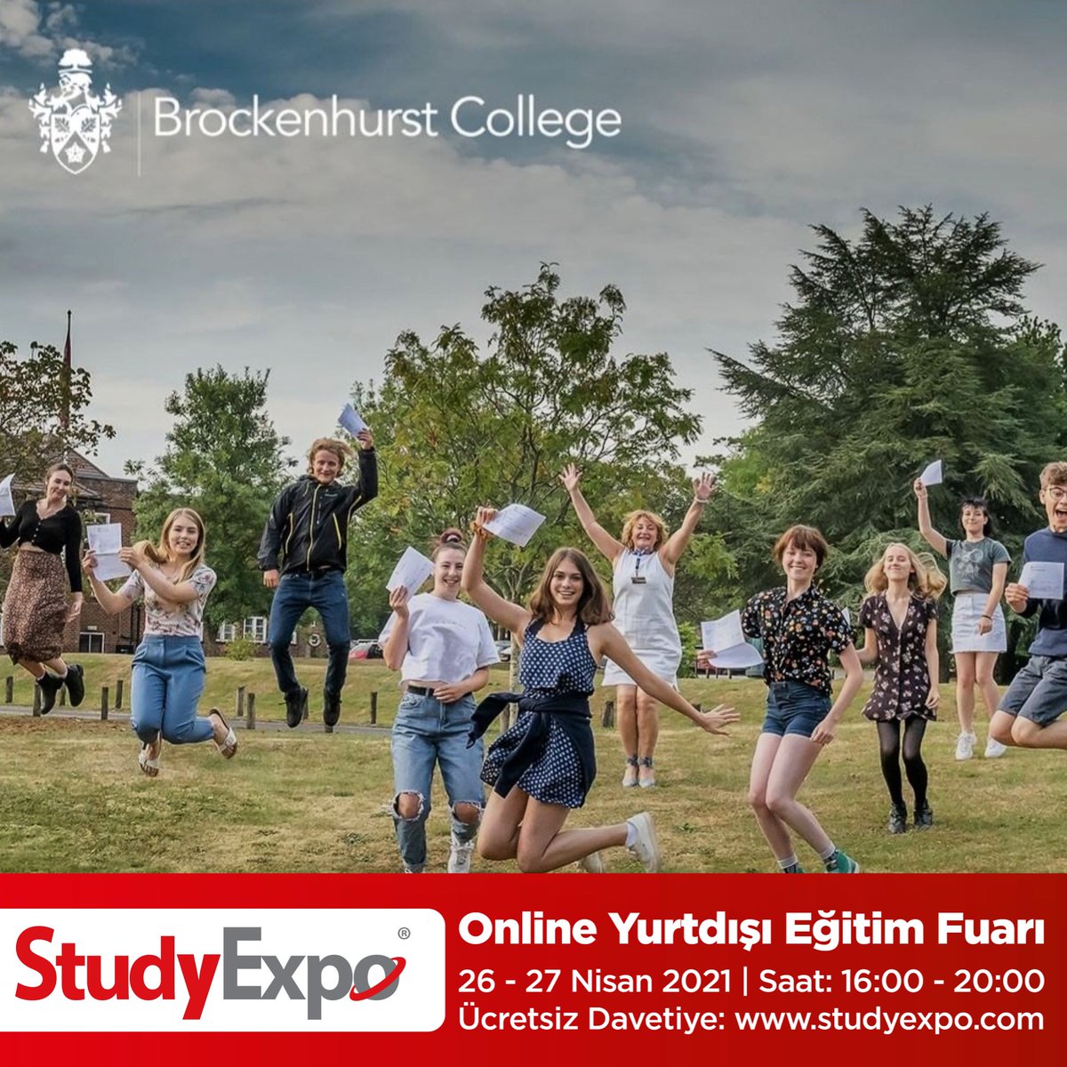 İngiltere’de Lise Eğitimi Alın: Brockenhurst College!
 
Katılımın ücretsiz olduğu fuar için şimdi davetiye alın: studyexpo.com 

#studyexpo #brockenhurstcollege #ingilterealevel #yurtdışıeğitim #yurtdışılise #ingilterelise #ingilteredeeğitim #onlineyurtdışıeğitimfuarı