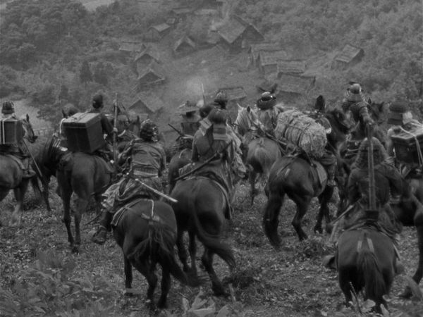 #OTD Akira Kurosawa's Seven Samurai (1954) had its initial release in Japan. Critically rated as amongst the best films of all time, Kurosawa takes the samurai film to epic heights as farming villagers hire seven rōnin to defend their village from raiding bandits.