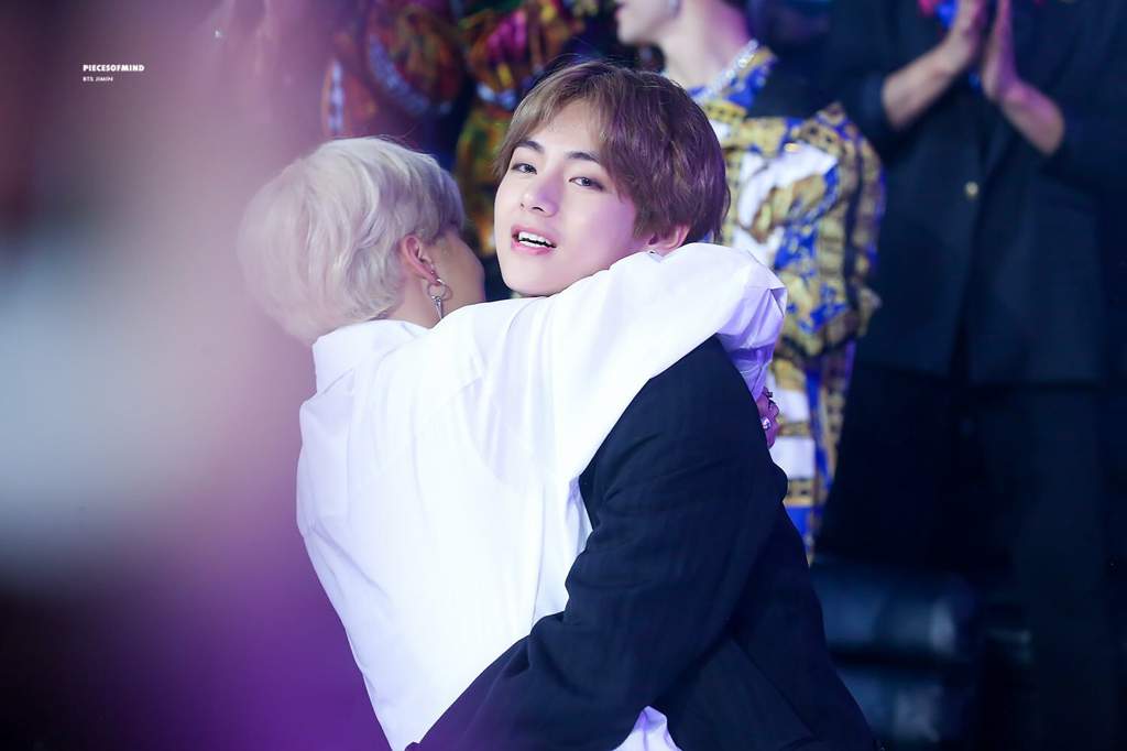 he's the happiest with taehyung :(