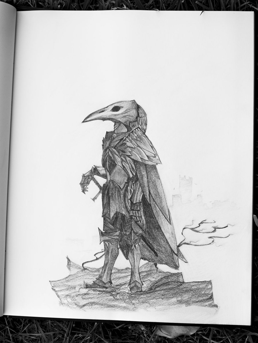 afanissief's tweet photo. Crow Knight
#Pencildrawing #sketchbook #darkart https://t.co/F8m5K06t4p