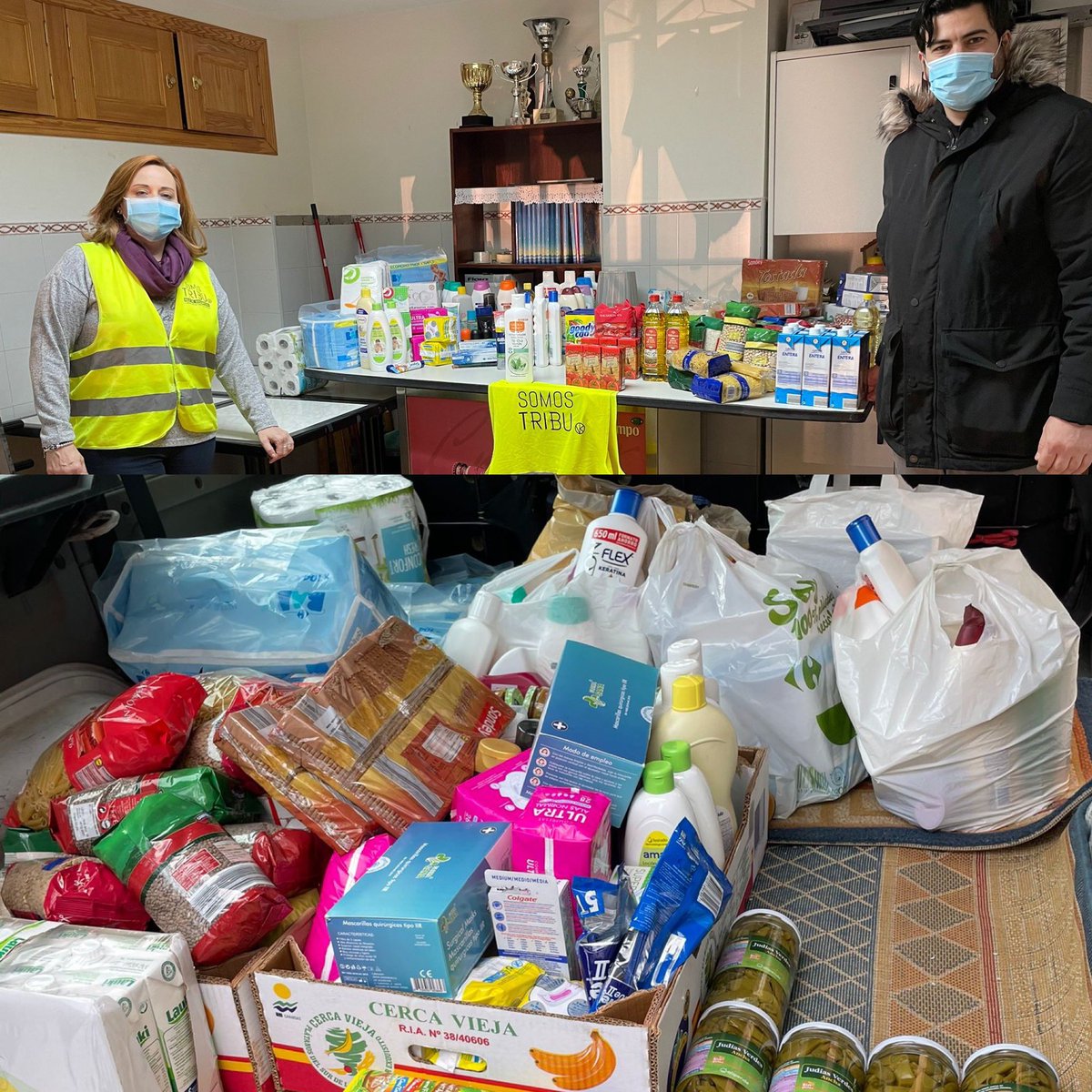 La Comunidad de vecinos de la C/ Cenicienta, 8 lleva un año apoyando a la despensa de Entrevías con recogidas de alimentos entre sus vecinos y vecinas. Queremos darles las gracias ¡por su enorme corazón!
#TodasSomosTribu