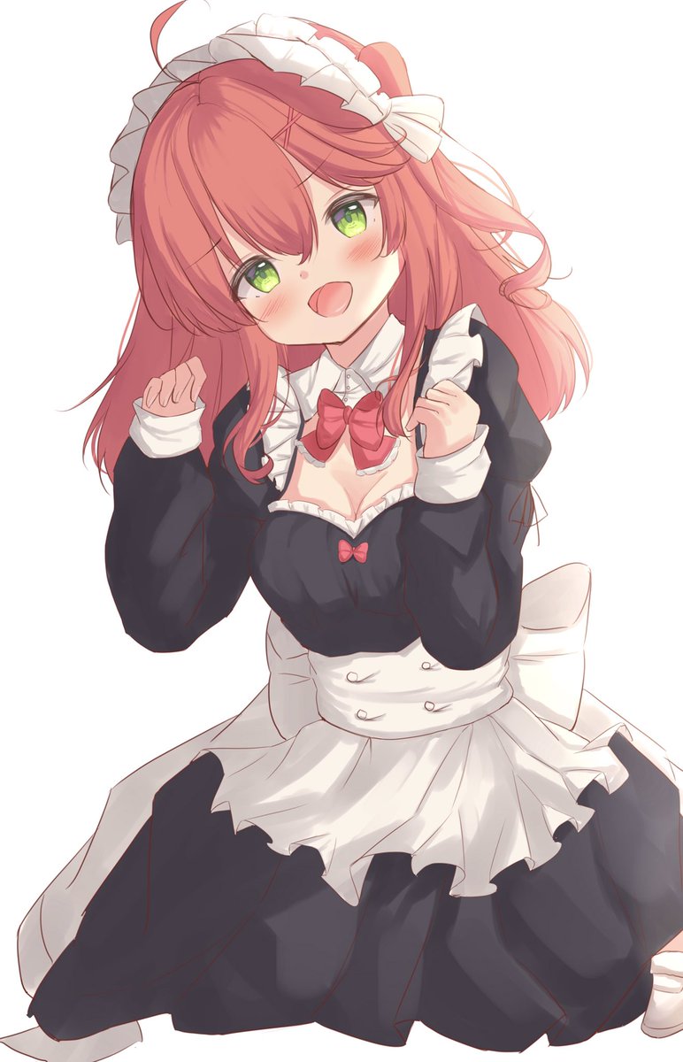 メイド服みこち〜🌸 #miko_Art 