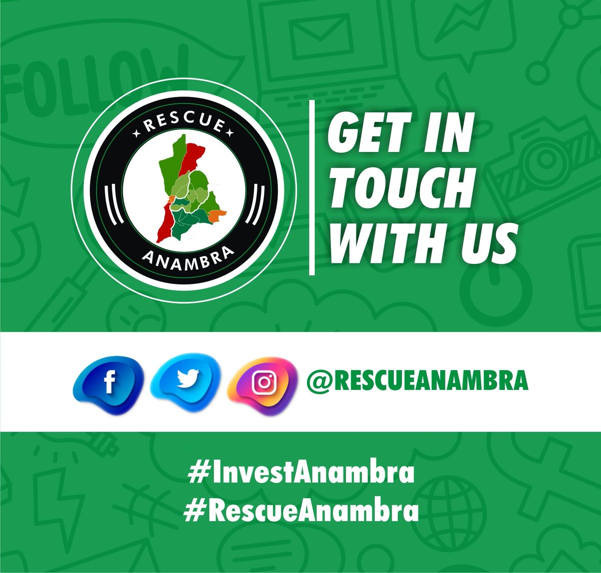 rescueanambra's tweet image. Follow us on all our social media platforms  and you stand a chance to win exciting  gifts, data giveaway, airtime  giveaway and lots more.  Remember  it's @Rescueanambra