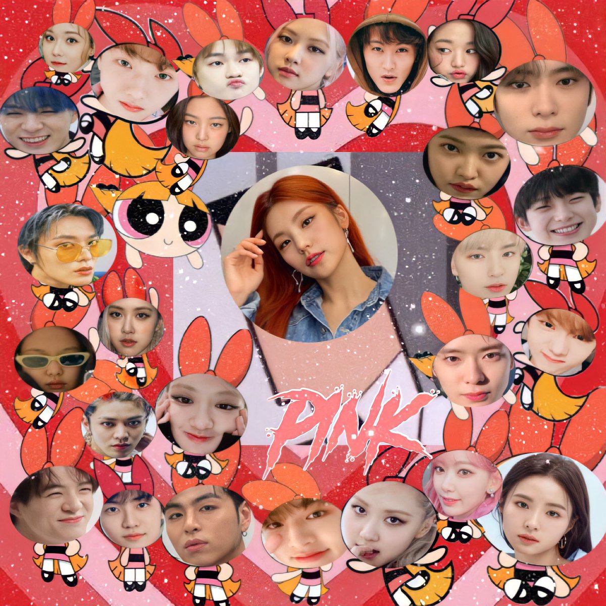 #สีชมพูร่วมด้วยช่วยกันปราบพวกเหล่าวายร้ายเพื่อปกป้องความวิชวลของเรา