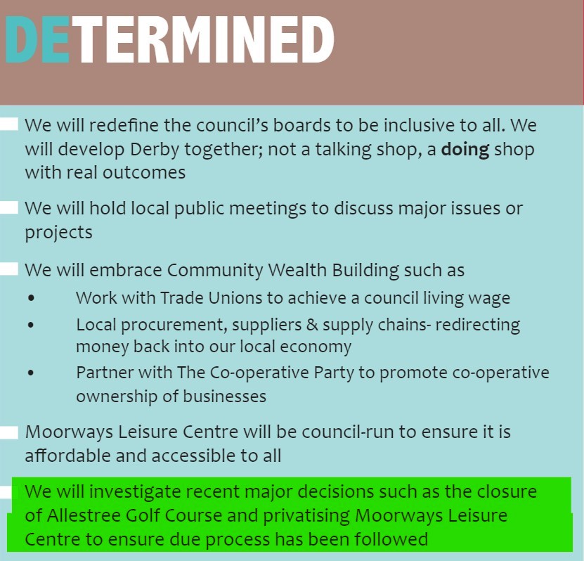 Save Allestree Golf Course tweet media